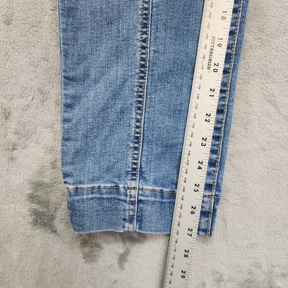 Kut from the Kloth Jeans Womens 6 Blue Reese Tie Waist High Rise Ankle Straight - Picture 10 of 12